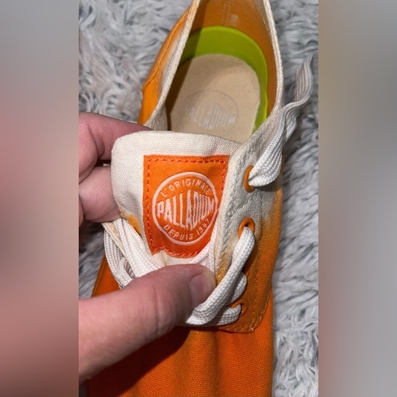 PALLADIUM Women’s orange fade shoes Size 7.5 - Picture 10 of 11